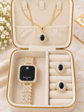 New Arrival Of Premium 1 Carat Zarqoon Jewellery Set Gift Box