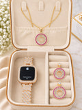 New Arrival Of Premium 1 Carat Zarqoon Jewellery Set Gift Box