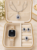 New Arrival Of Premium 1 Carat Zarqoon Jewellery Set Gift Box